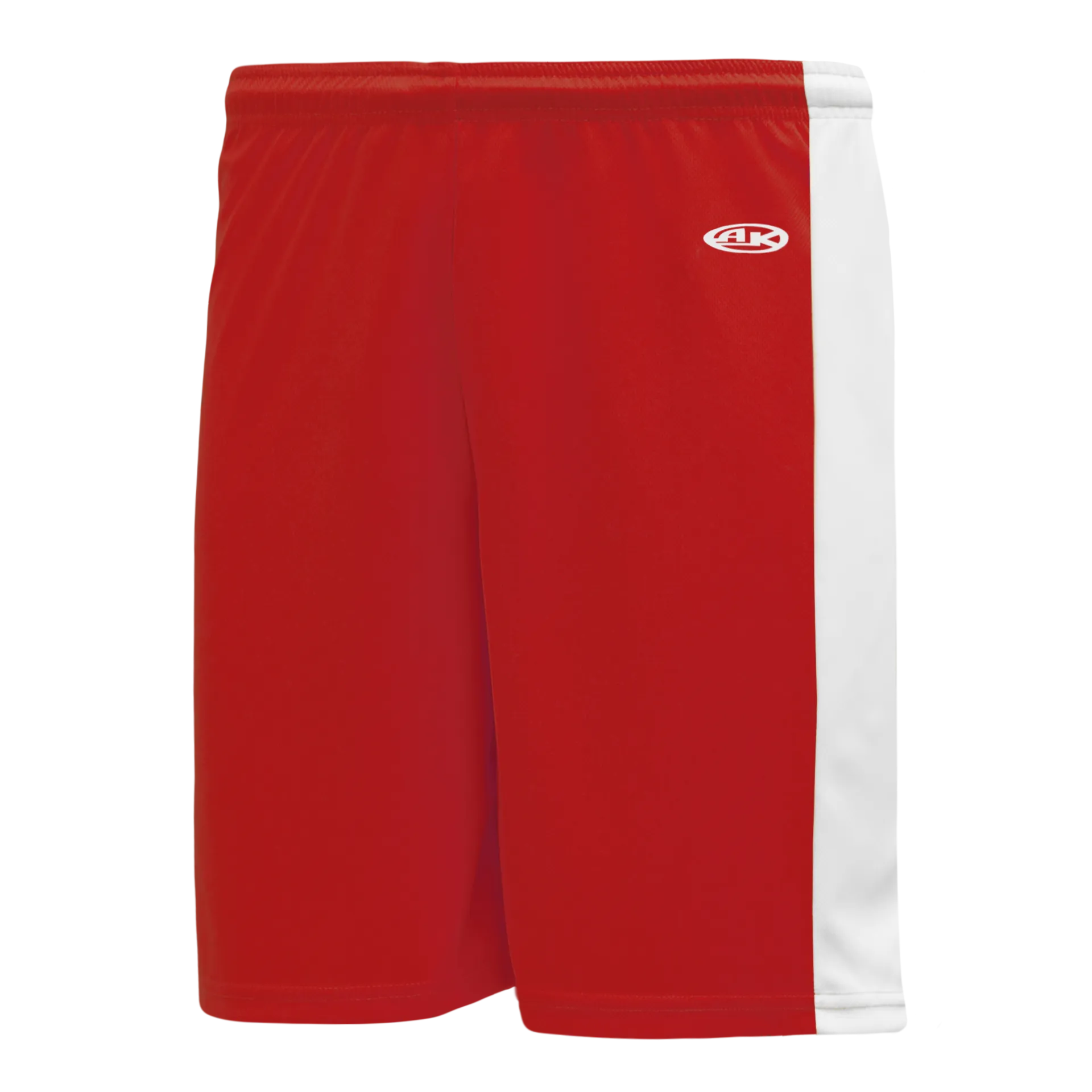 Athletic Knit (AK) SS9145M-208 Mens Red/White Pro Soccer Shorts