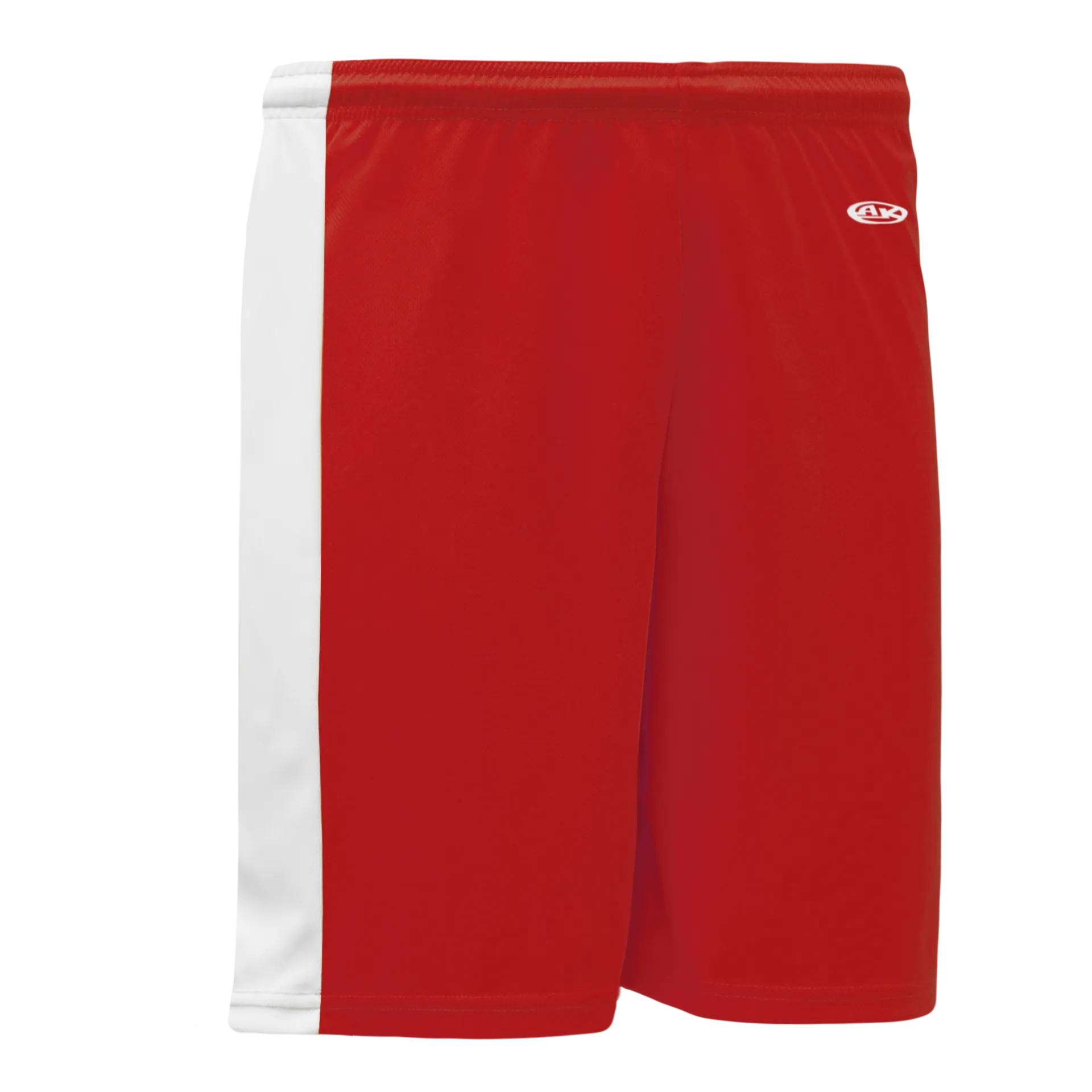 Athletic Knit (AK) SS9145M-208 Mens Red/White Pro Soccer Shorts