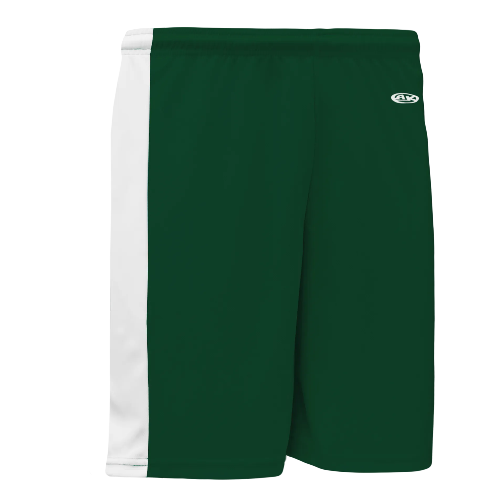 Athletic Knit (AK) SS9145M-260 Mens Dark Green/White Pro Soccer Shorts