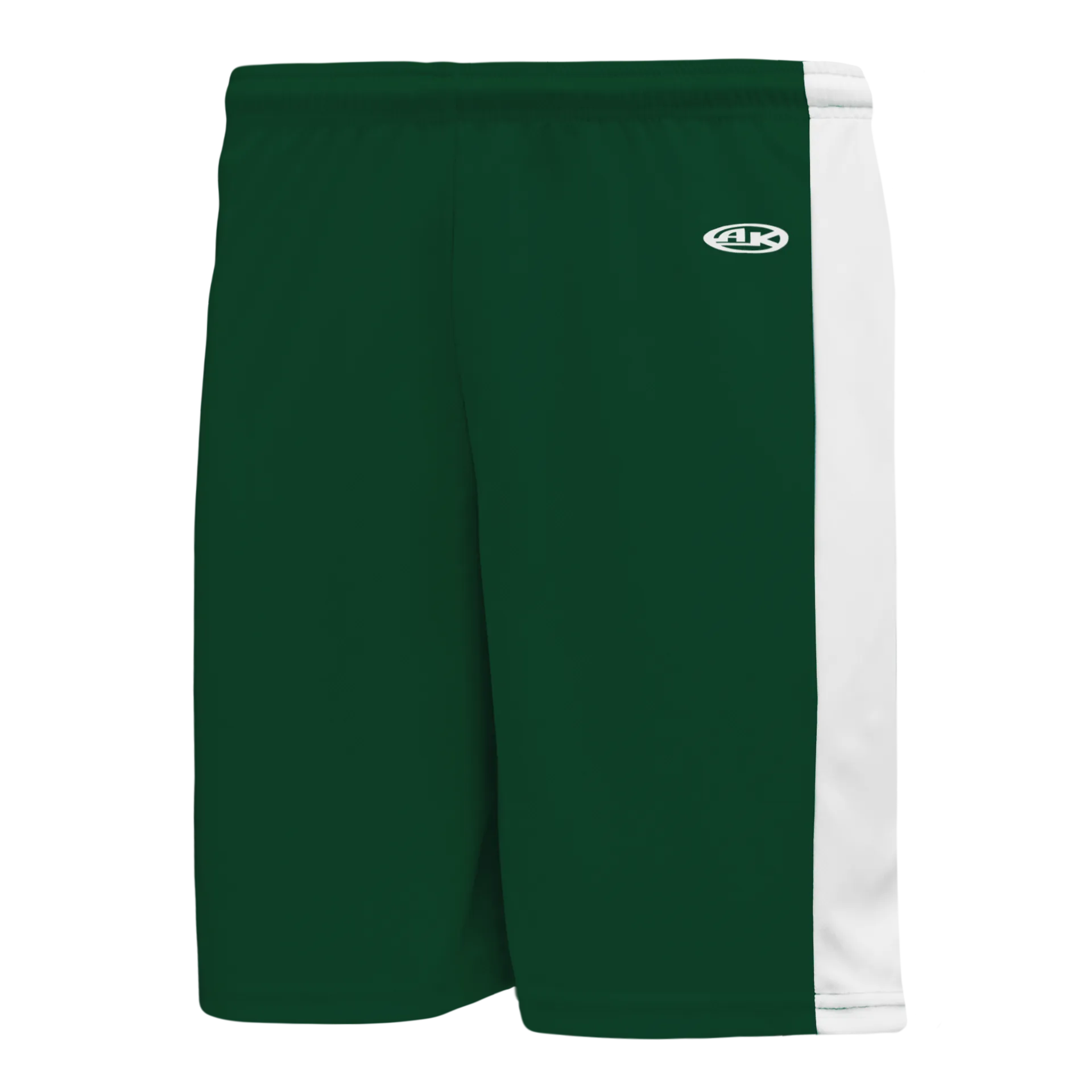 Athletic Knit (AK) SS9145M-260 Mens Dark Green/White Pro Soccer Shorts