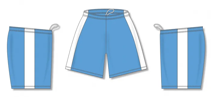 Athletic Knit (AK) SS9145Y-227 Youth Sky Blue/White Pro Soccer Shorts