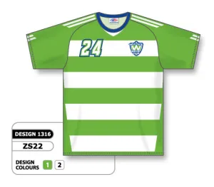 Athletic Knit Custom Sublimated Soccer Jersey Design 1316