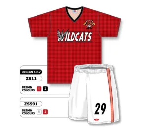 Athletic Knit Custom Sublimated Soccer Uniform Set Design 1317