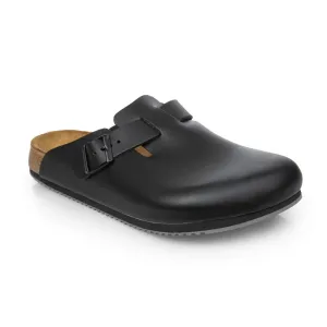 BB129-43 Birkenstock Super Grip Professional Boston Clogs Black 43