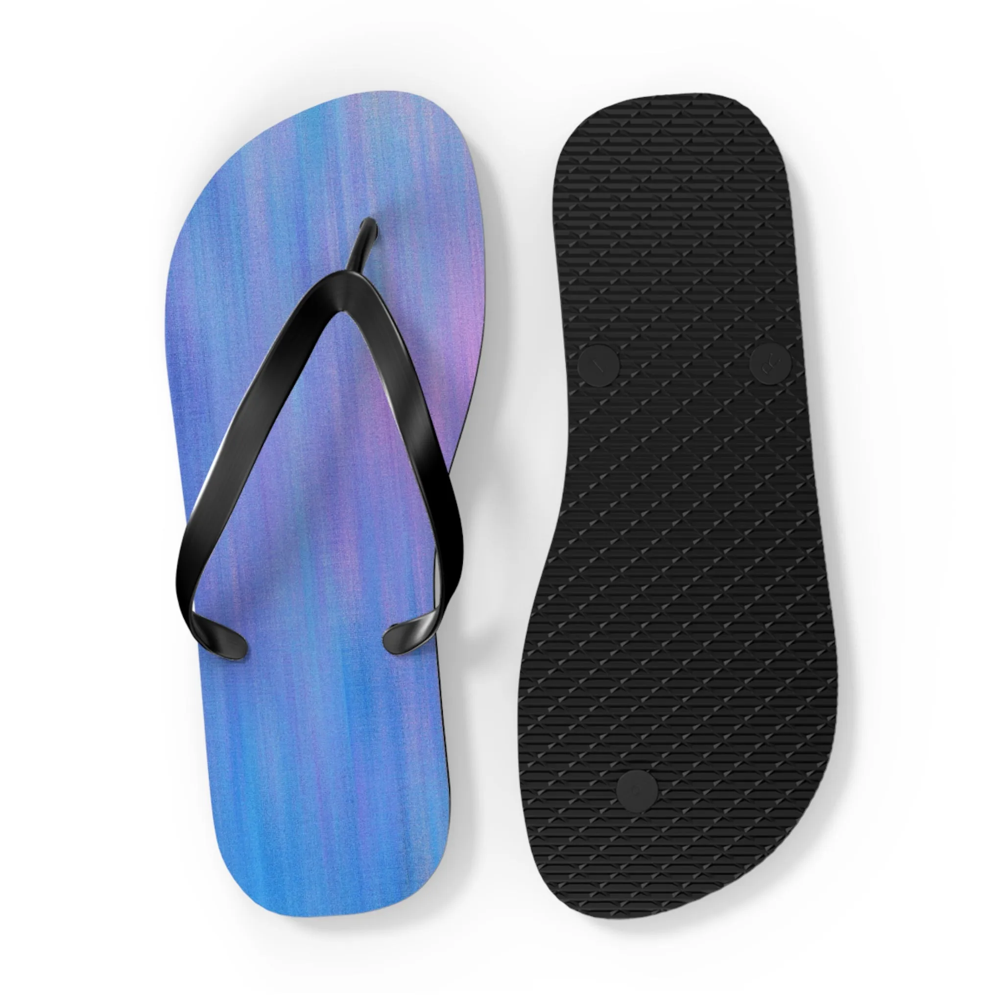 Blue & Purple Metalic - Inovax Flip Flops