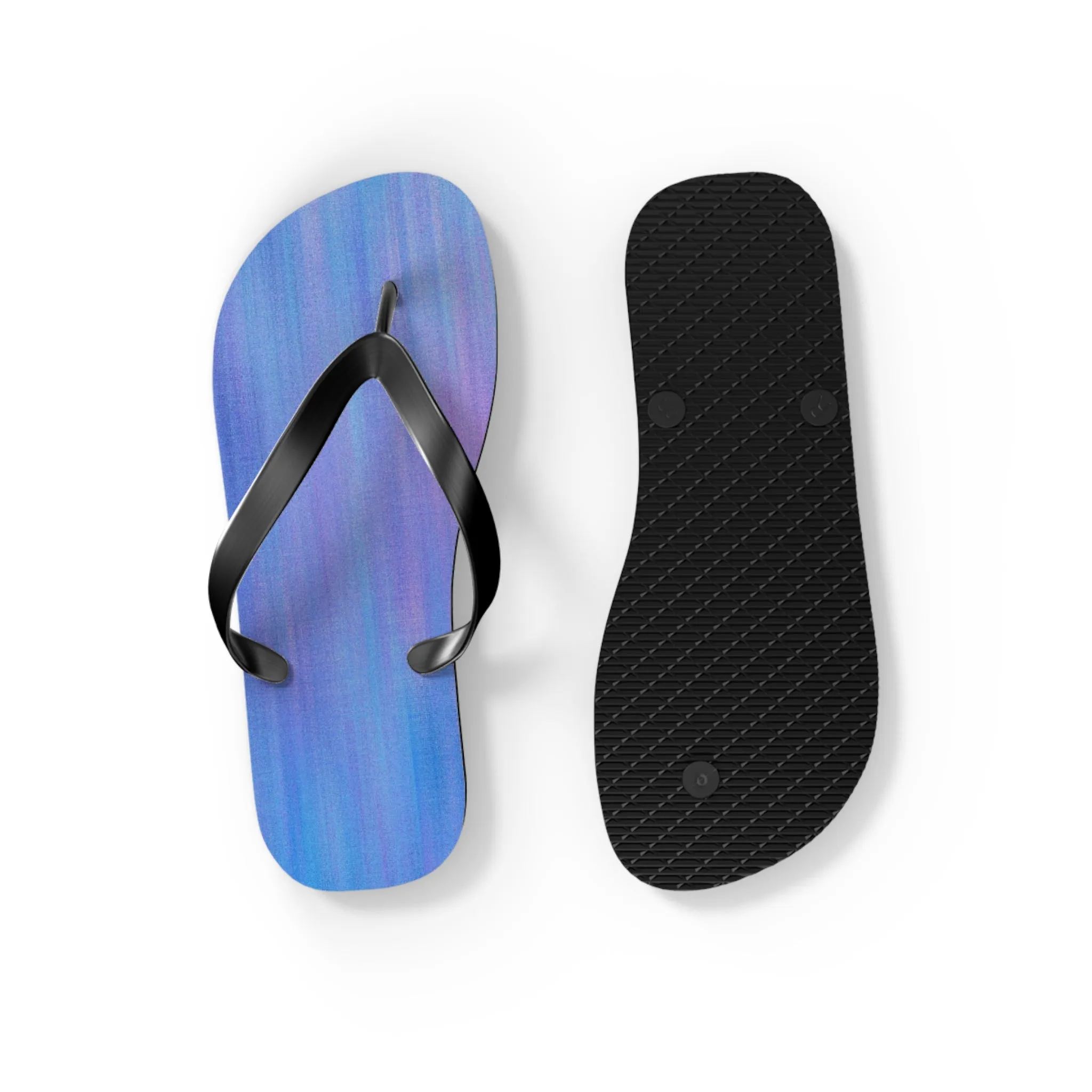 Blue & Purple Metalic - Inovax Flip Flops