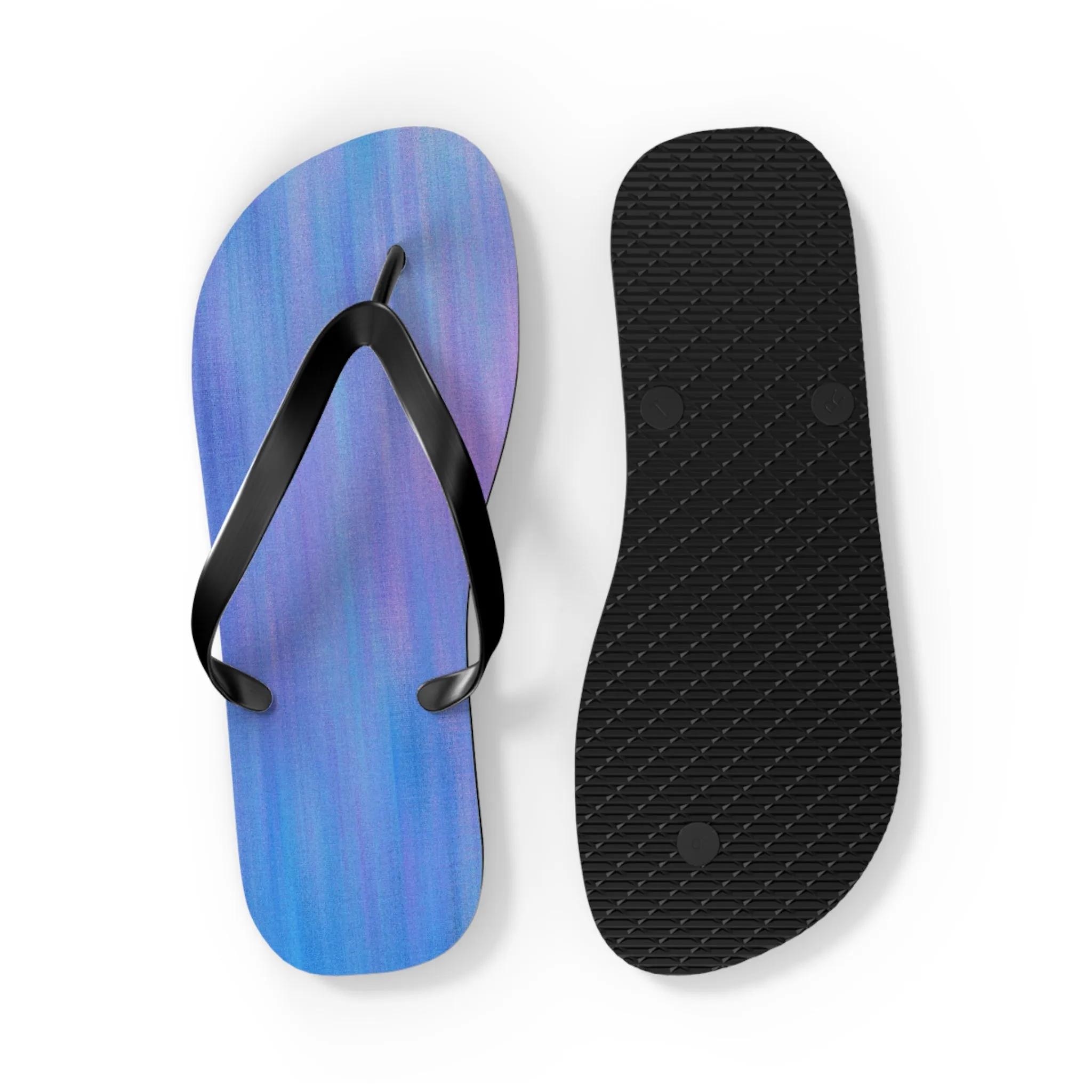 Blue & Purple Metalic - Inovax Flip Flops