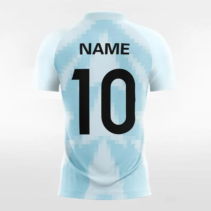 Blue Mosaic - Customized Men's Sublimated Soccer Jersey