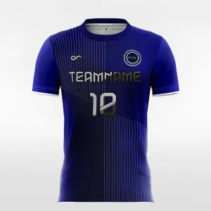 Blue Stripe - Women Custom Soccer Jerseys Design Color Block