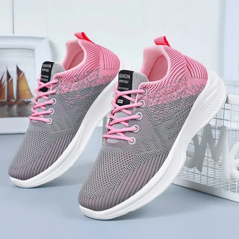 Cassandra - Breathable Lace-Up Sneakers for Women