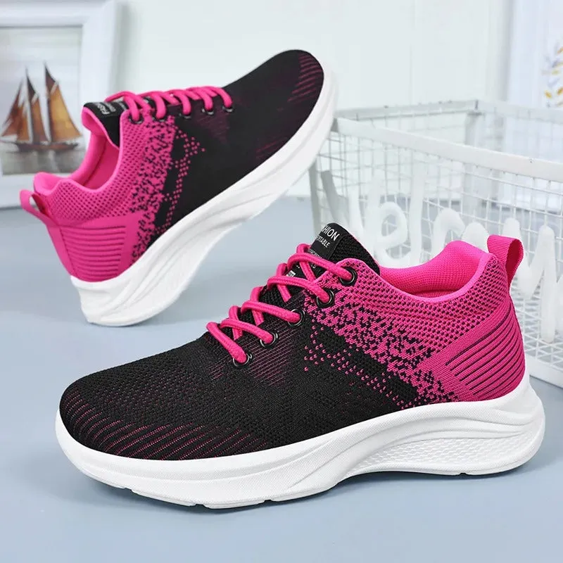 Cassandra - Breathable Lace-Up Sneakers for Women