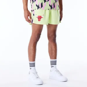 Chicago Bulls NBA Soccer Pastel Green Short Shorts