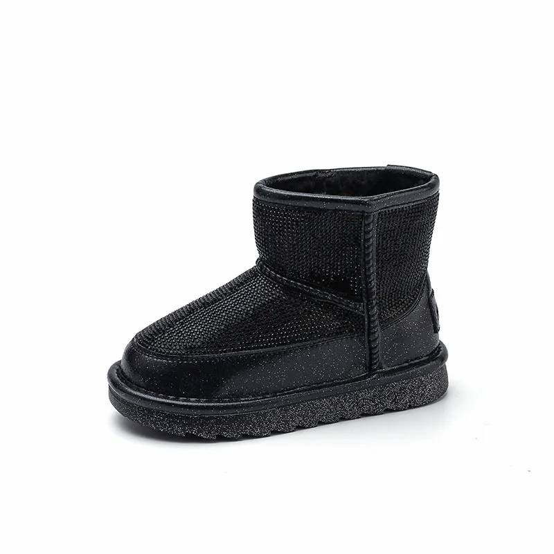 children's mid-boots New plus velvet fashion