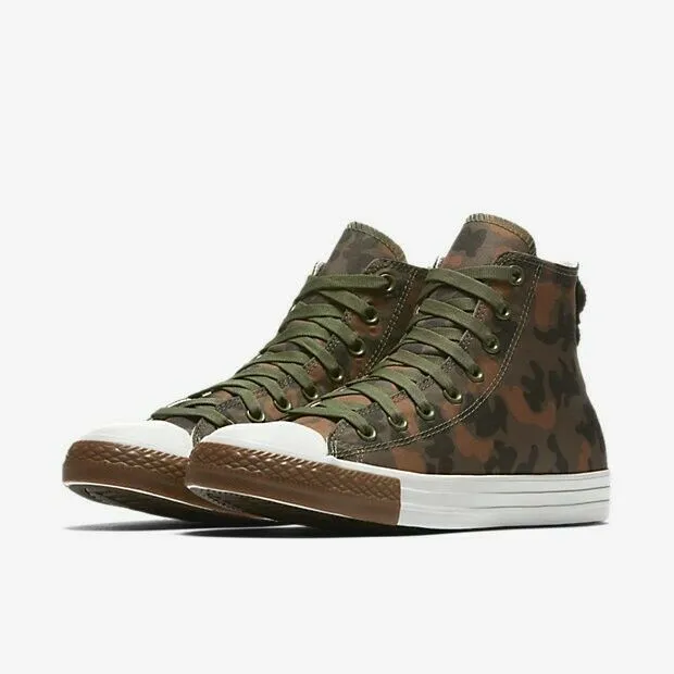 Converse Chuck Taylor All Star Hi Top Cordura Camouflage Sneakers (Size UK9/EUR42.5)