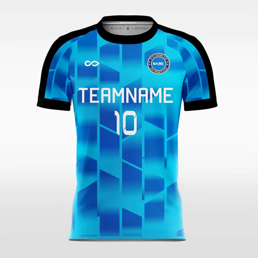 Cool Geometry Gradient - Kids Custom Soccer Jerseys Design