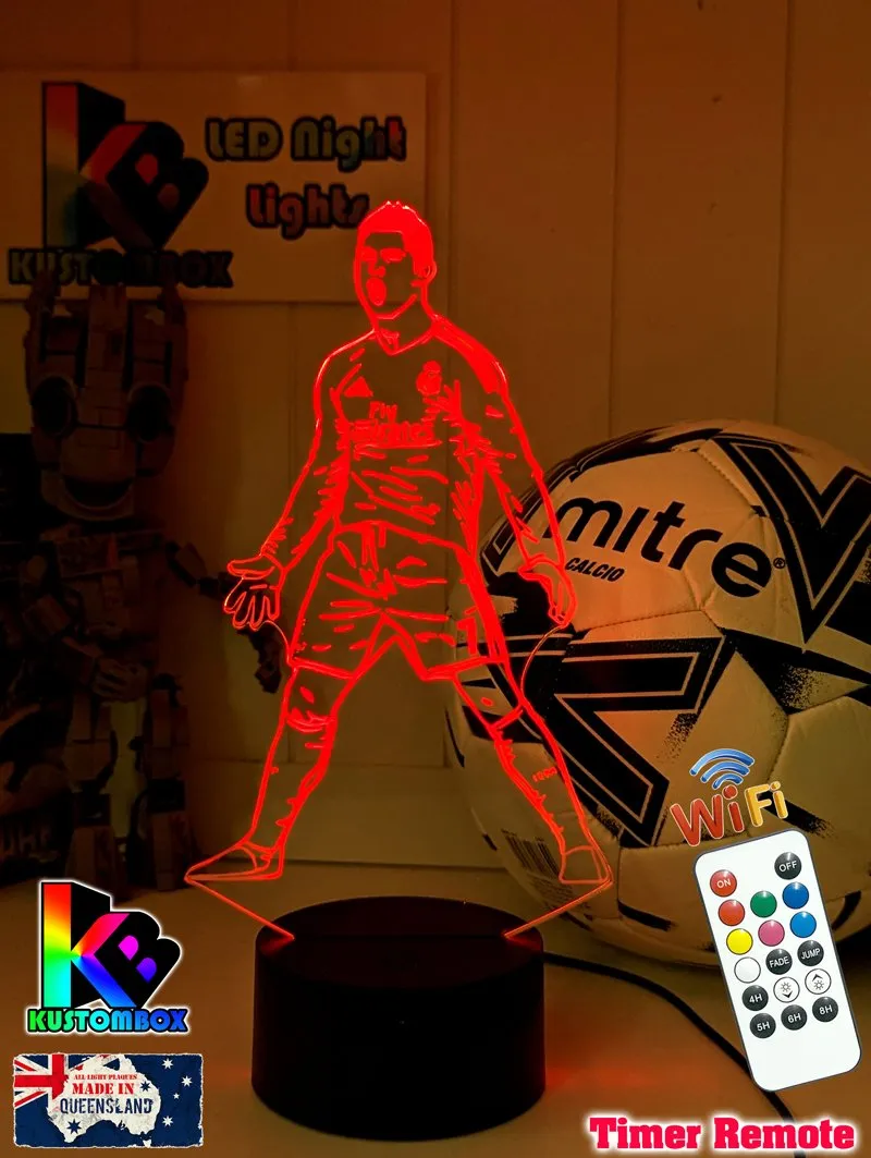 Cristiano Ronaldo Portuguese Footballer Player 3D LED Night Light