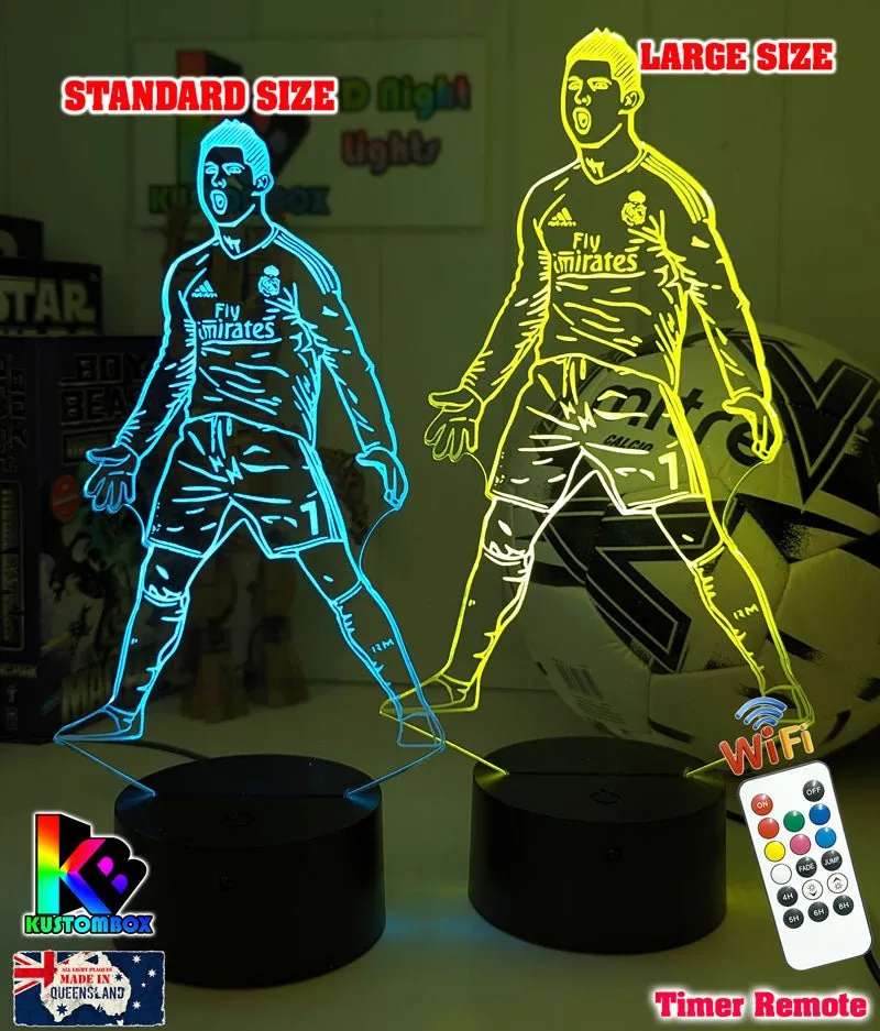 Cristiano Ronaldo Portuguese Footballer Player 3D LED Night Light