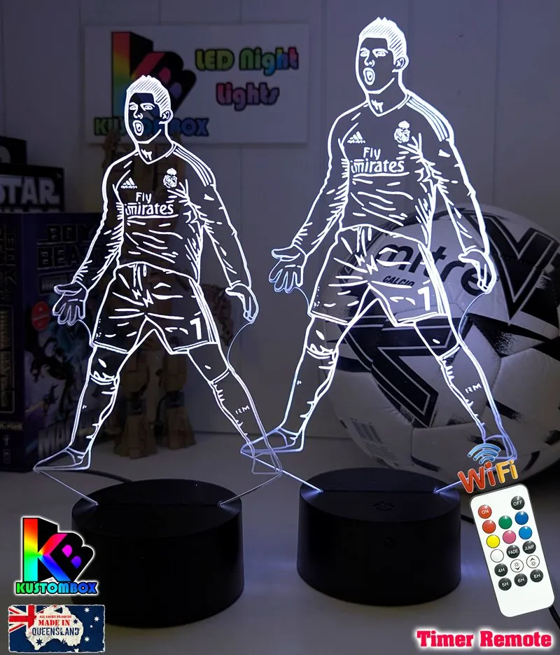 Cristiano Ronaldo Portuguese Footballer Player 3D LED Night Light