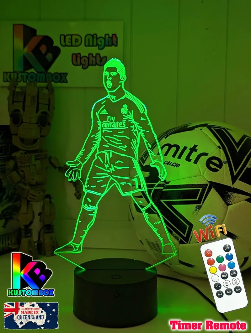 Cristiano Ronaldo Portuguese Footballer Player 3D LED Night Light