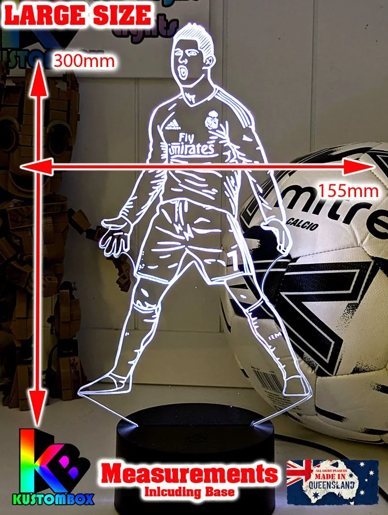 Cristiano Ronaldo Portuguese Footballer Player 3D LED Night Light