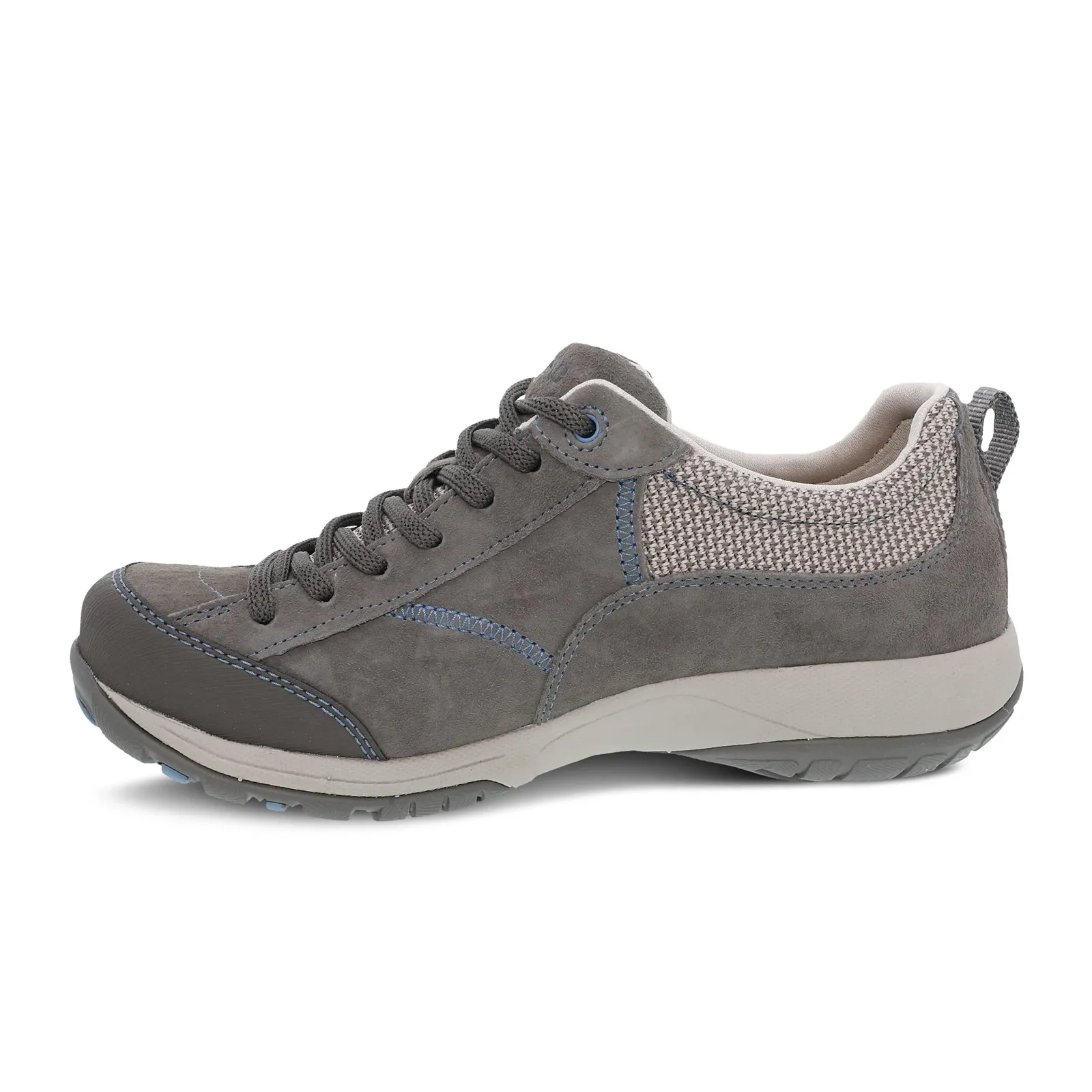 Dansko Paisley Low Hiking Shoe (Women) - Grey/Blue Suede