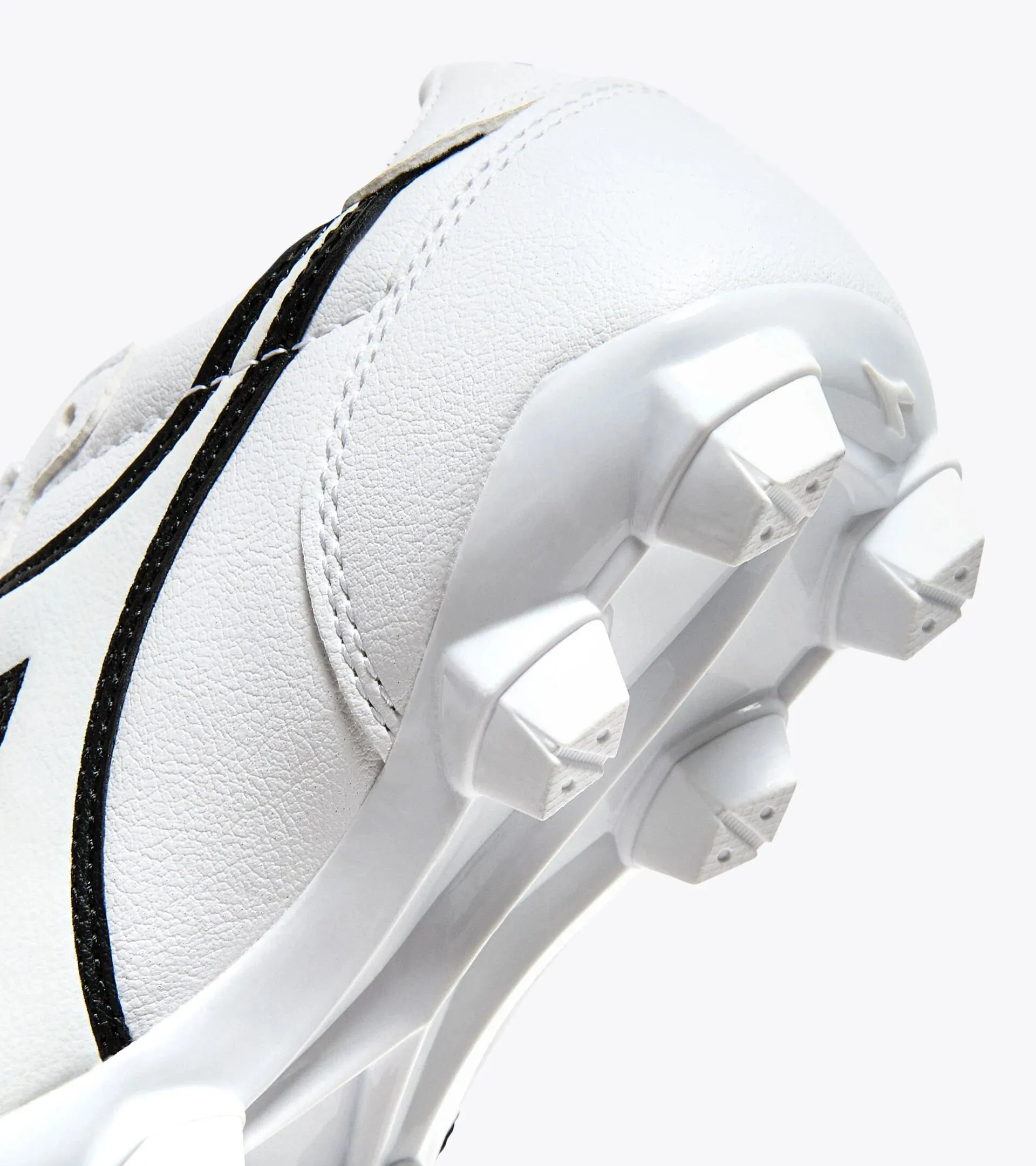 Diadora Brasil R LPU JR Soccer Cleats (white/black)