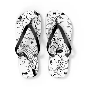 Doodle Icecream - Inovax Flip Flops