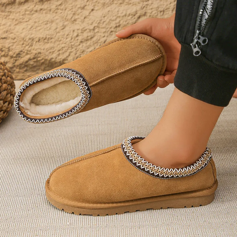 Ethnic Style Thin-soled Cotton Snow Boots