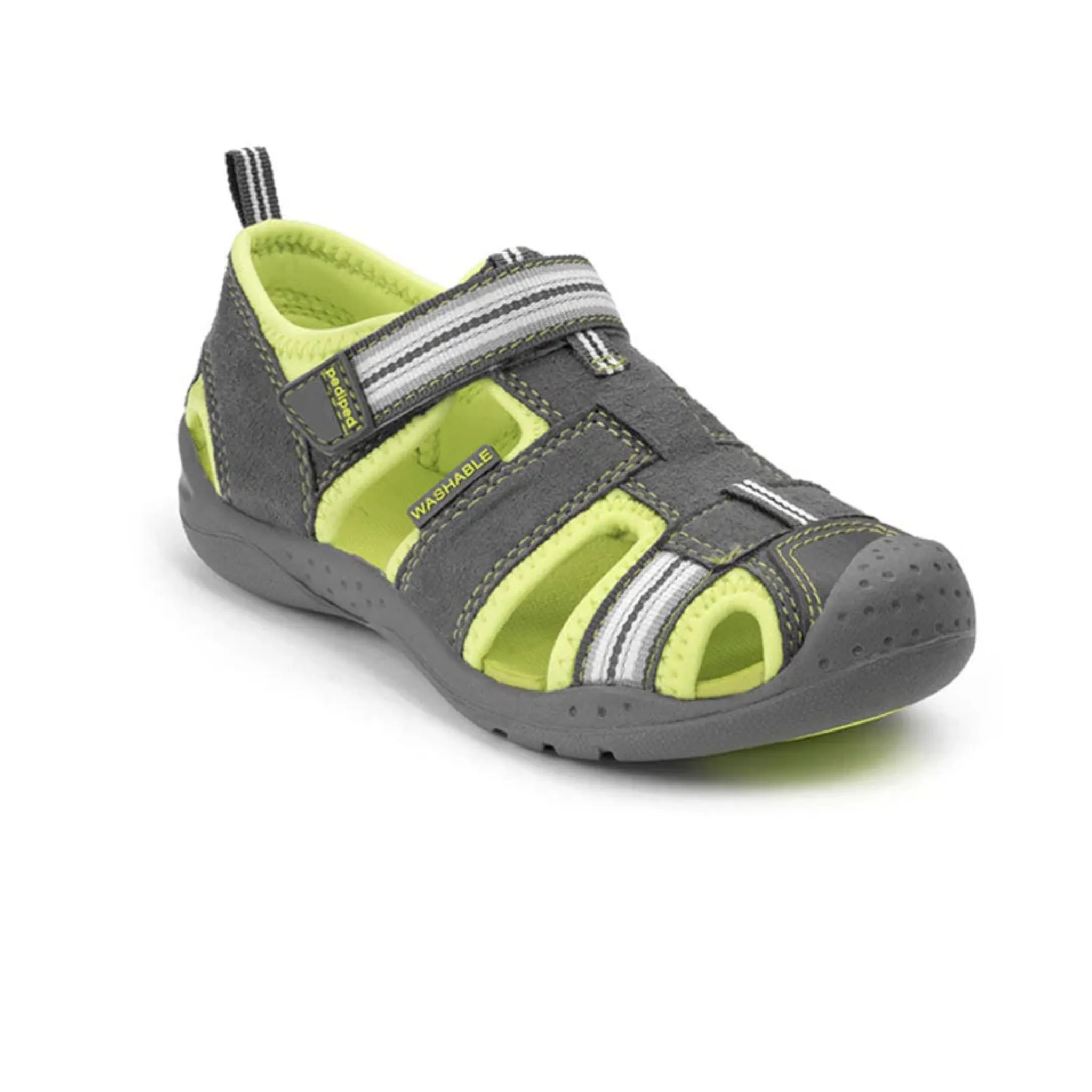 Flex Sahara Grey Lime Adventure Sandals