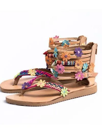 Floral Summer Beach Sandals