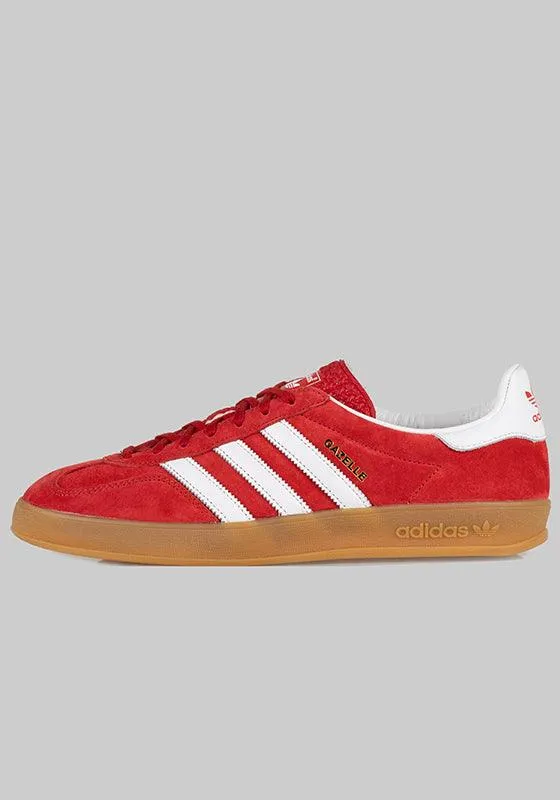 Gazelle indoor - Scarlet/White/Gum