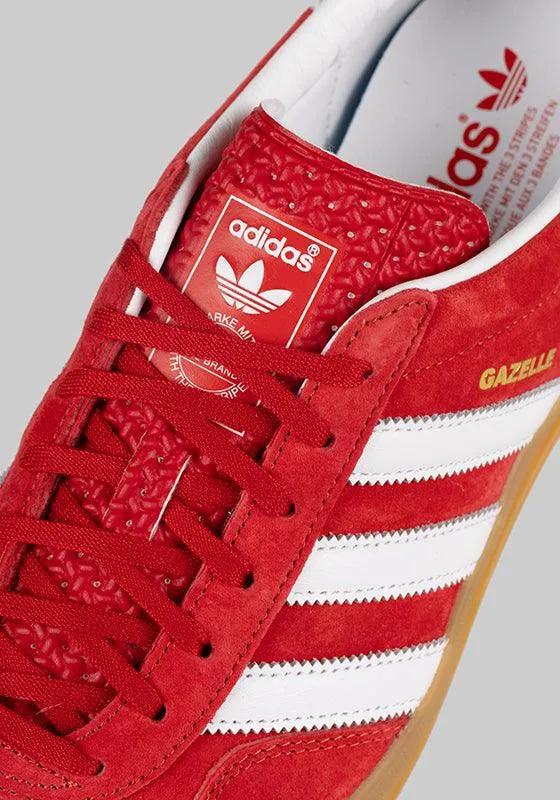 Gazelle indoor - Scarlet/White/Gum