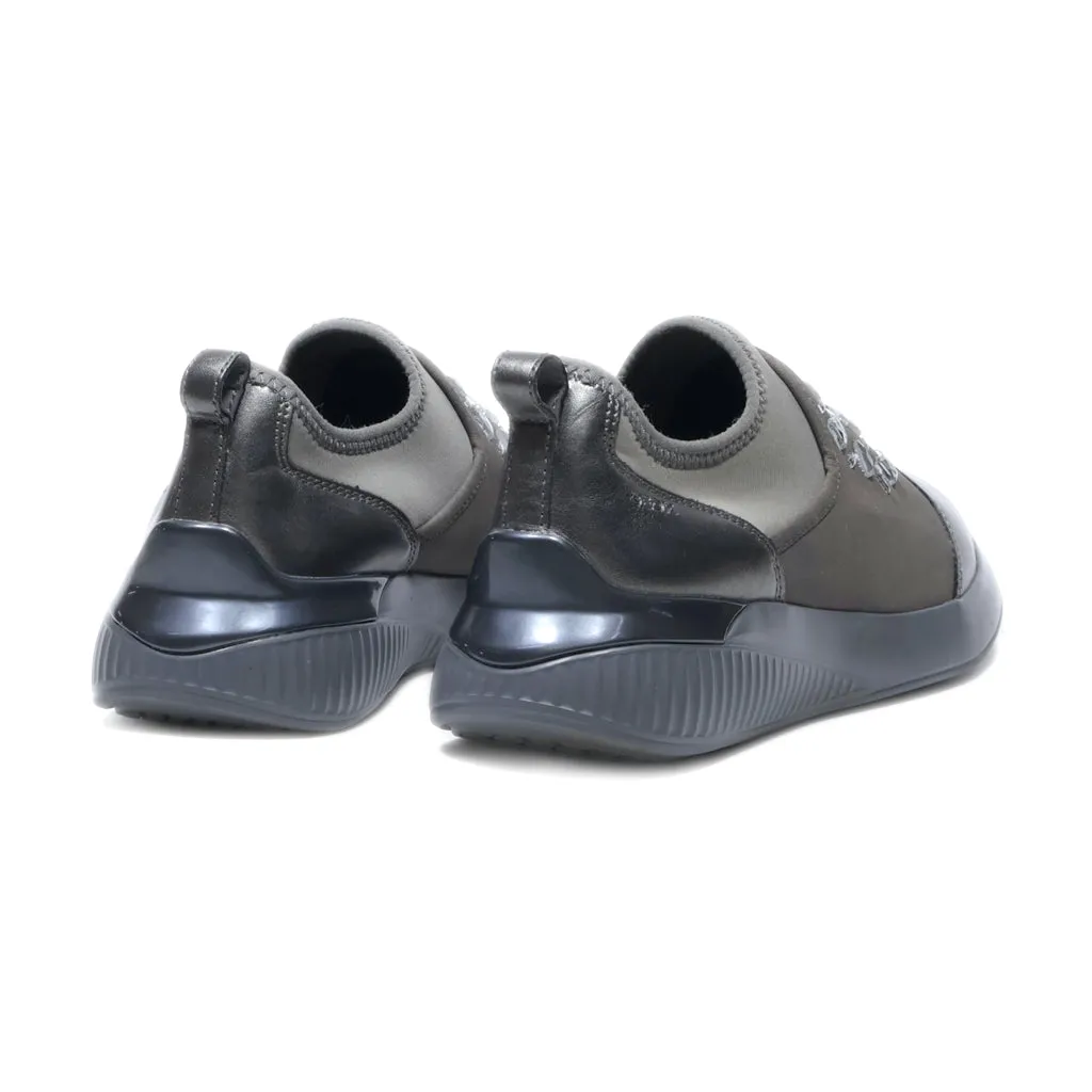 Geox Low-Top Sneakers Fabric Grey Colour For Women