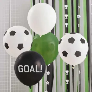 Ginger Ray Football Balloons - 5 Pkt