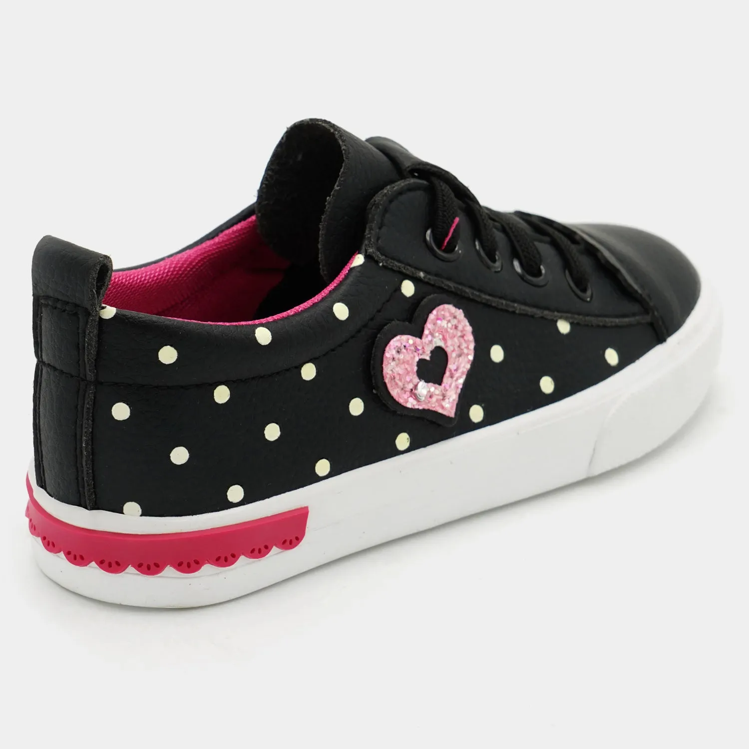 Girls Sneakers 5510C-BLACK