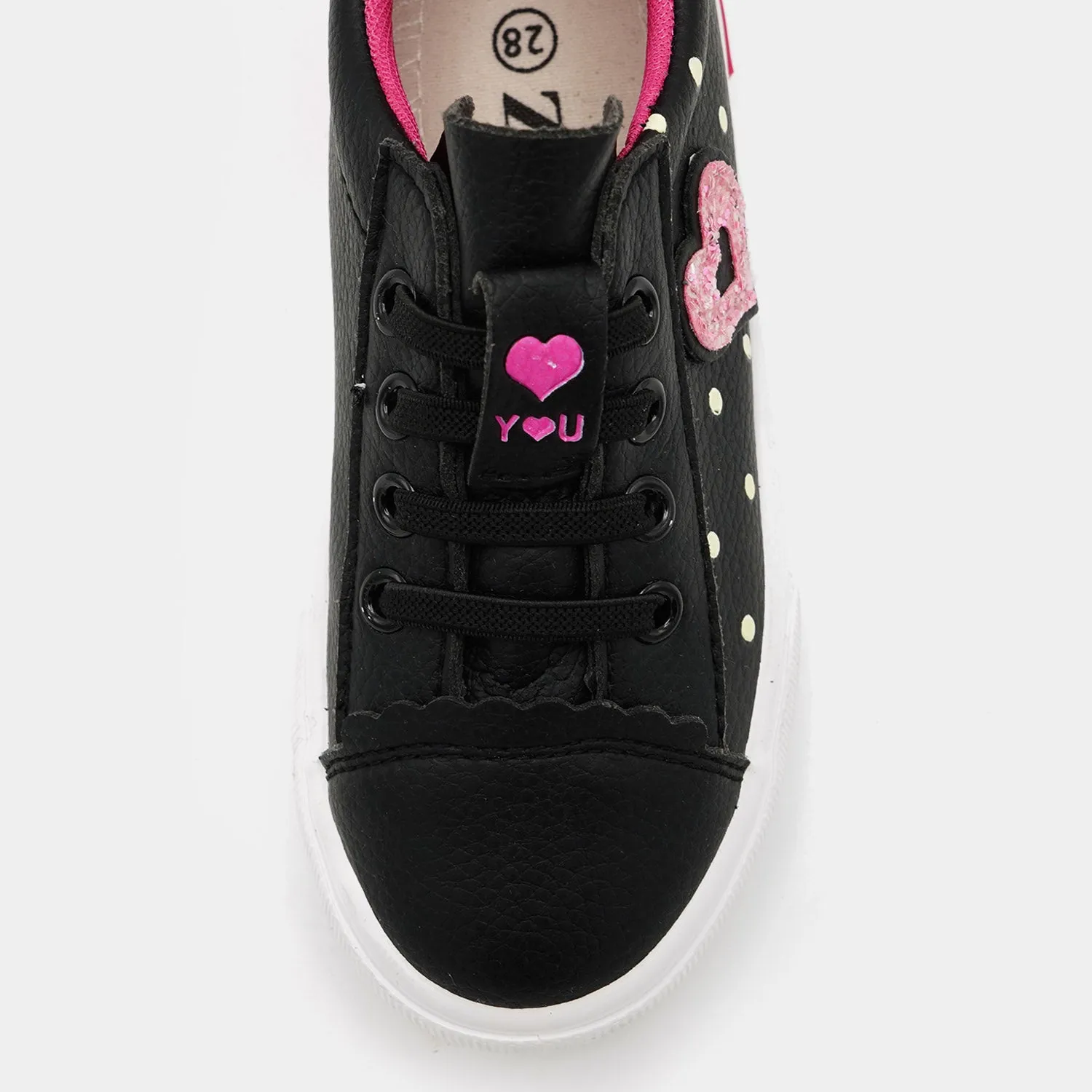 Girls Sneakers 5510C-BLACK