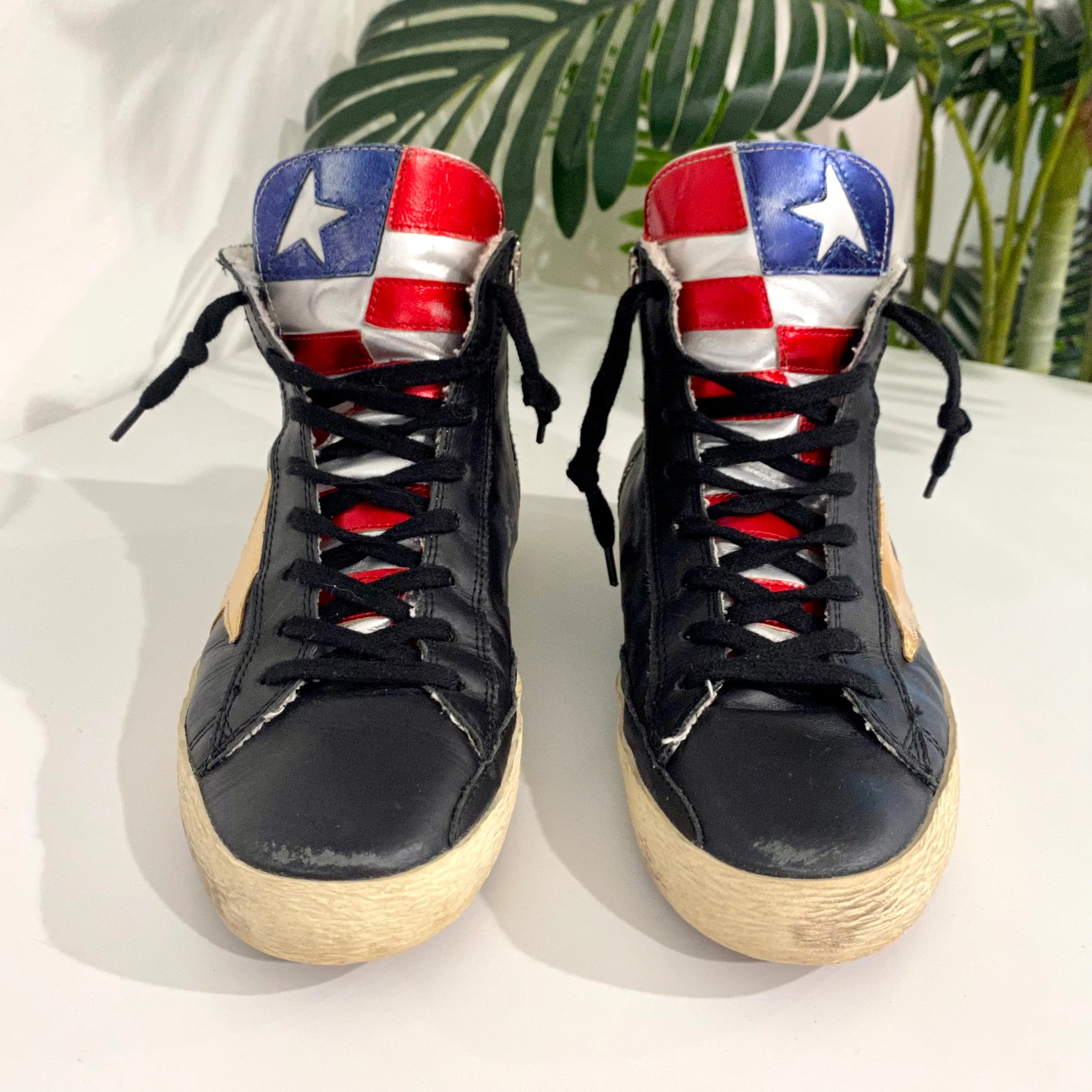 Golden Goose Black Francy Sneakers