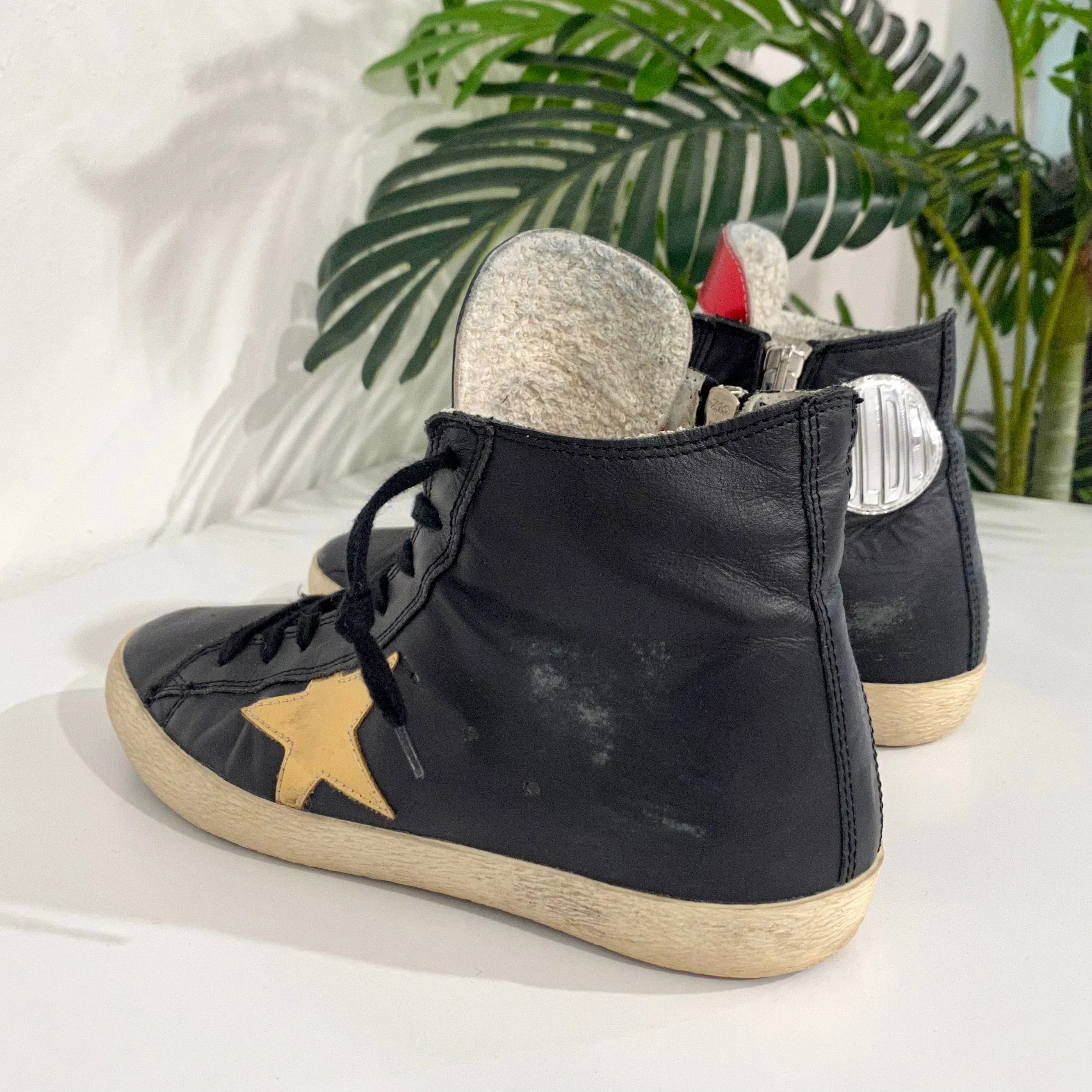 Golden Goose Black Francy Sneakers