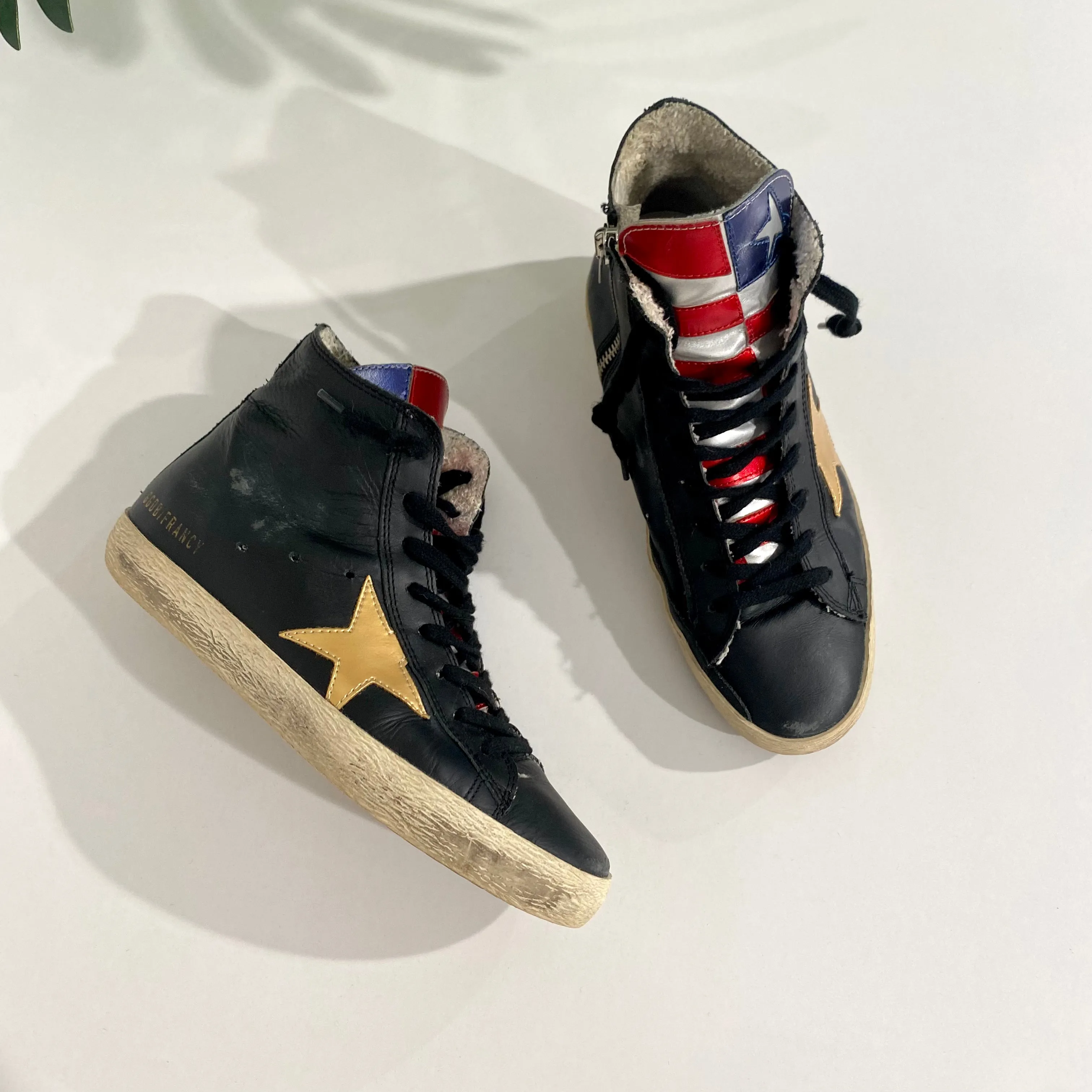 Golden Goose Black Francy Sneakers