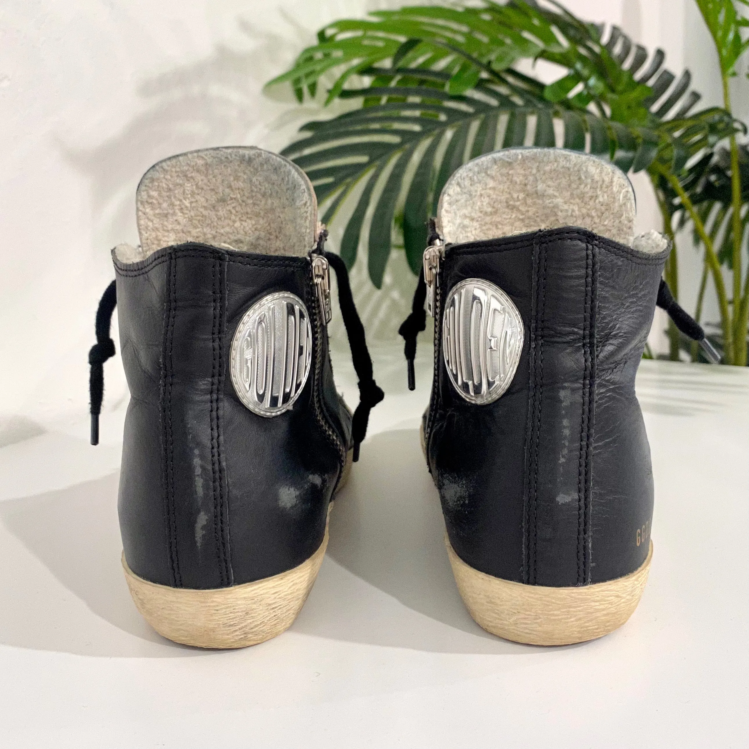 Golden Goose Black Francy Sneakers