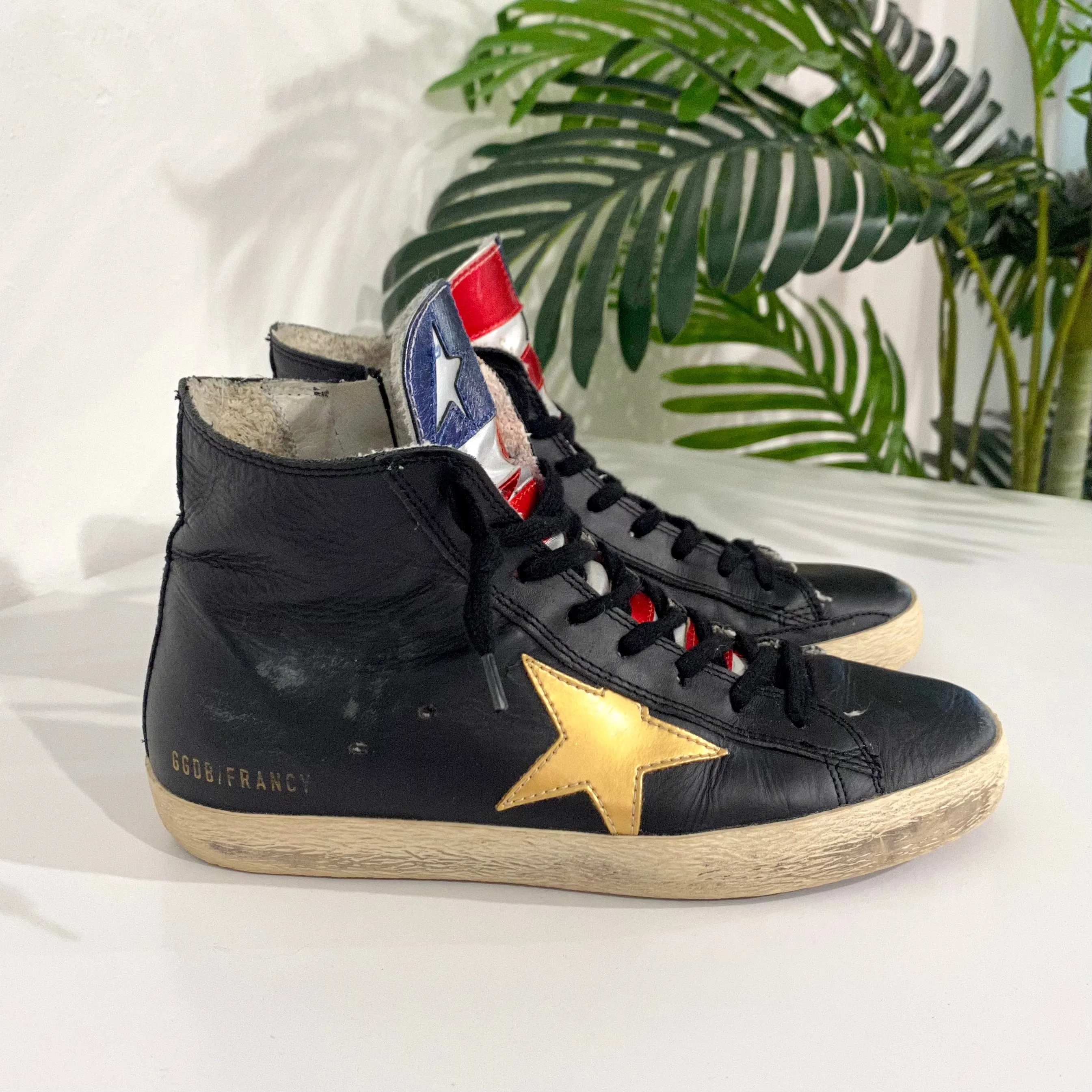 Golden Goose Black Francy Sneakers