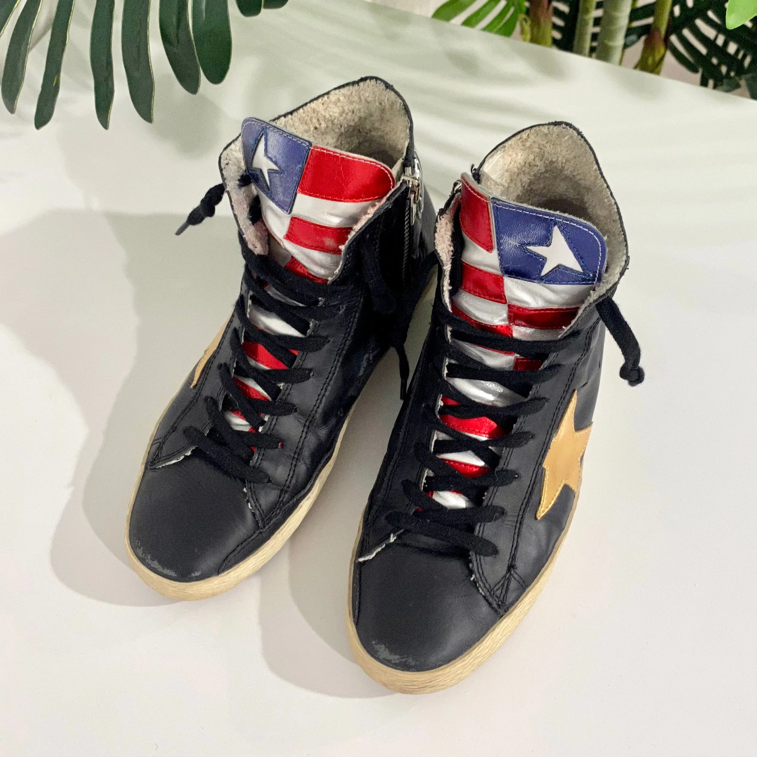 Golden Goose Black Francy Sneakers