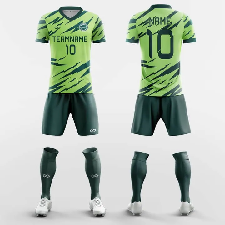 Grass Green - Custom Soccer Jerseys Kit Sublimated Design