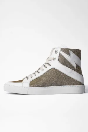 High Flash Sneakers - Silver