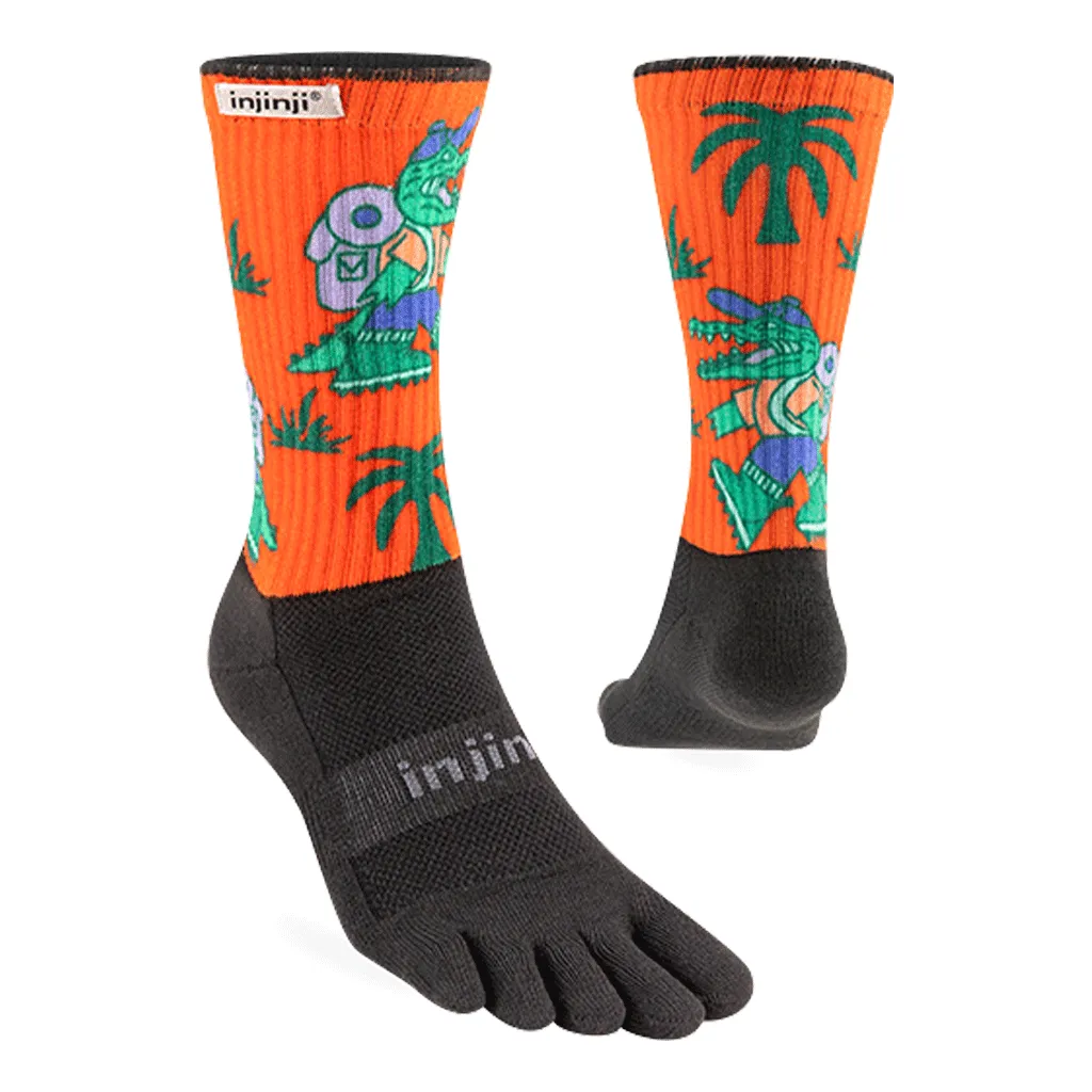 Injinji Artist Designed Men's Crew Toesocks