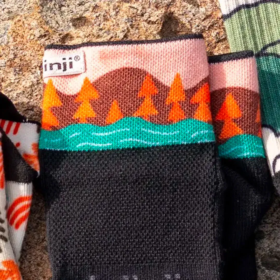 Injinji Artist Designed Men's Mini-Crew Toesocks