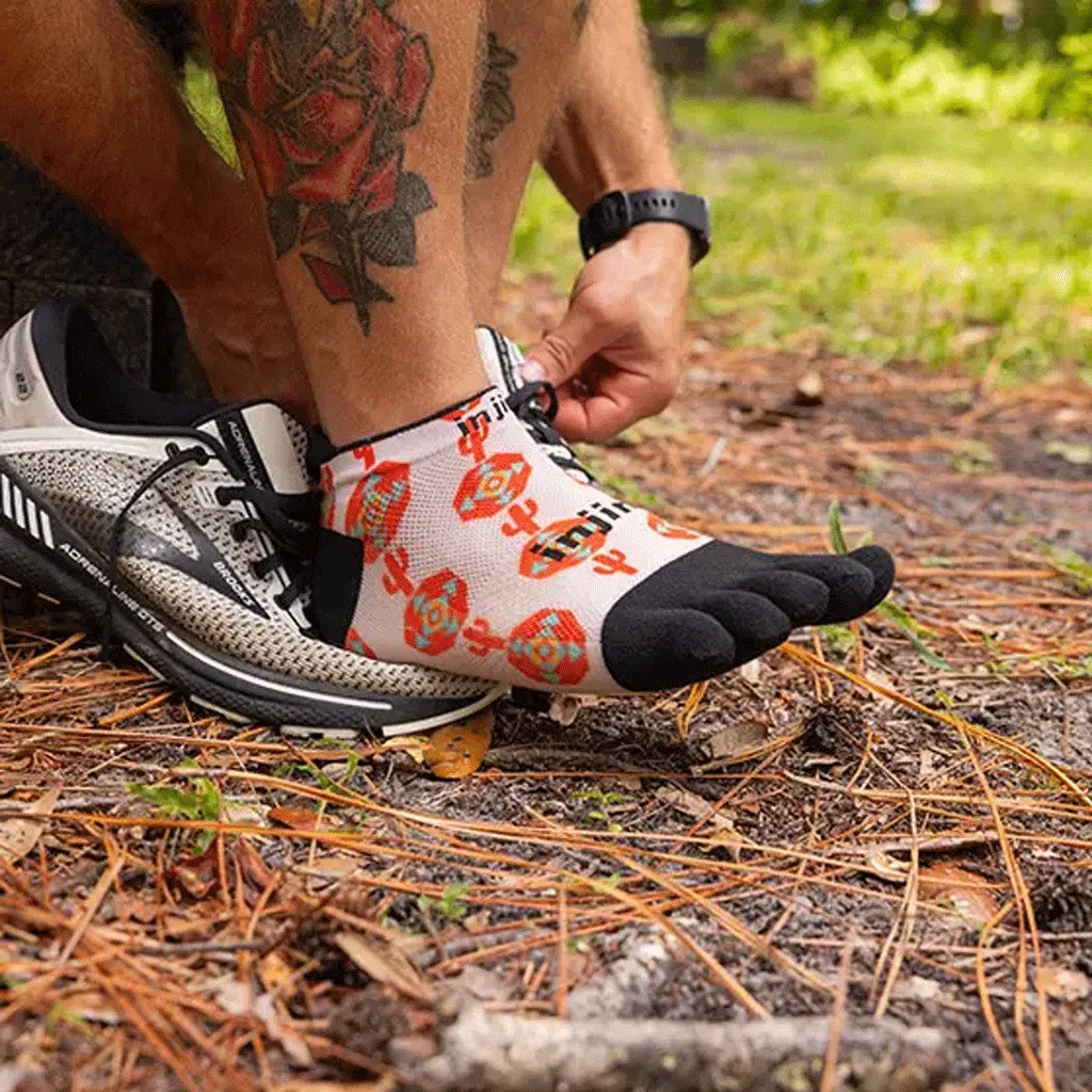 Injinji Artist Designed Men's No-Show Toesocks