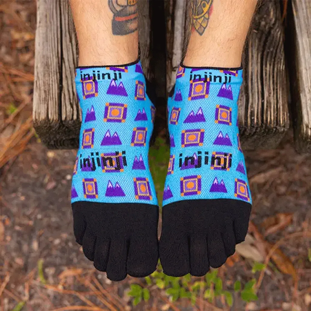 Injinji Artist Designed Men's No-Show Toesocks