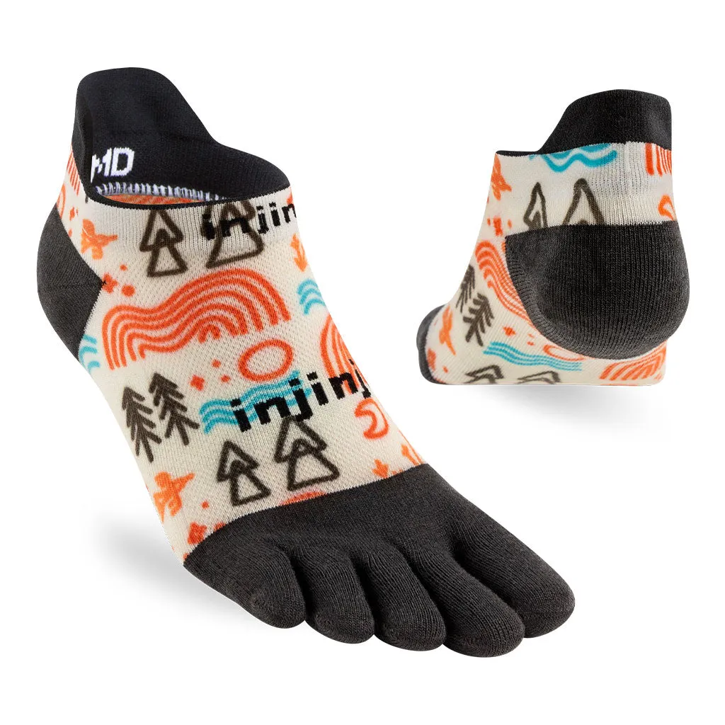 Injinji Artist Designed Men's No-Show Toesocks