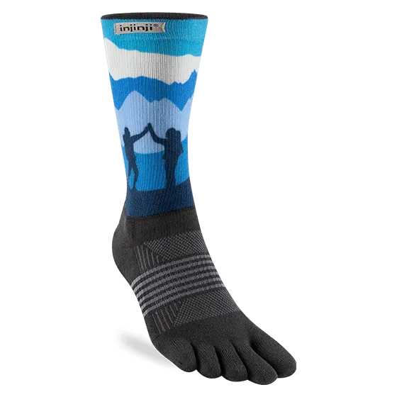 Injinji Artist Designed Women's Crew Toesocks